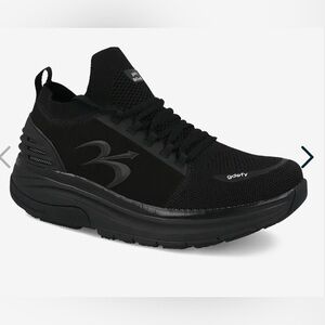 Black Women's Athletic Sneakers - gdefy Comfort Performance